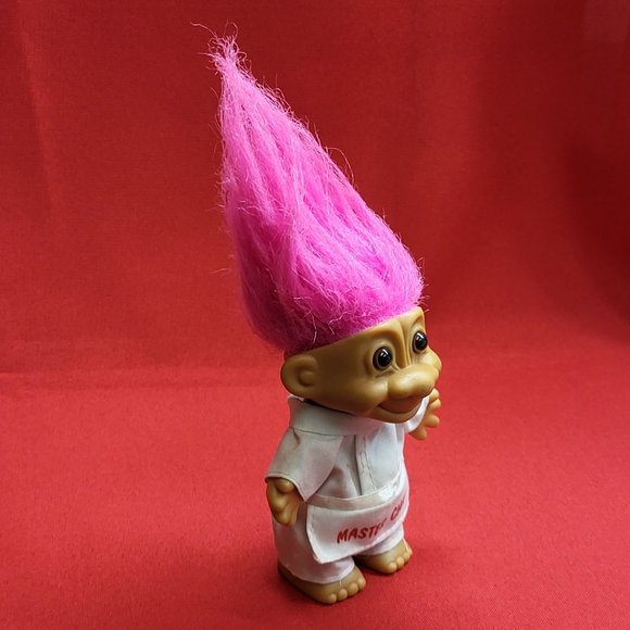 Vintage Russ Master Chef Troll Pink Hair - Picture 13 of 13